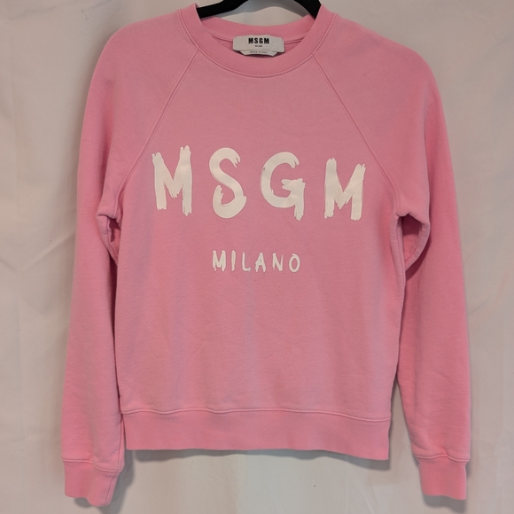 MSGM Milano Made In Italy Crew Neck XS - Picture 1 of 3